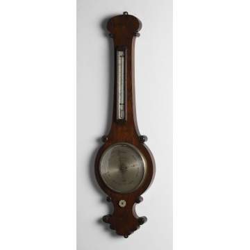 M. Pillischer, London,  Banjo Barometer
