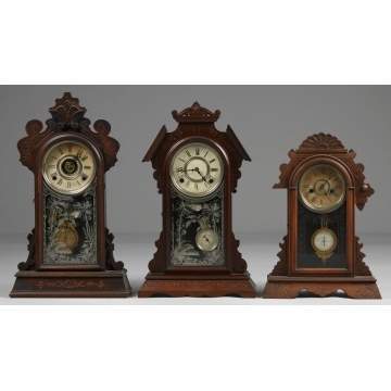 3 Kroeber Shelf Clocks