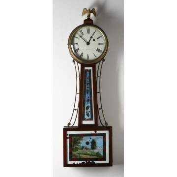 Banjo Clock Retail by Bigelow & Kinneard, Boston