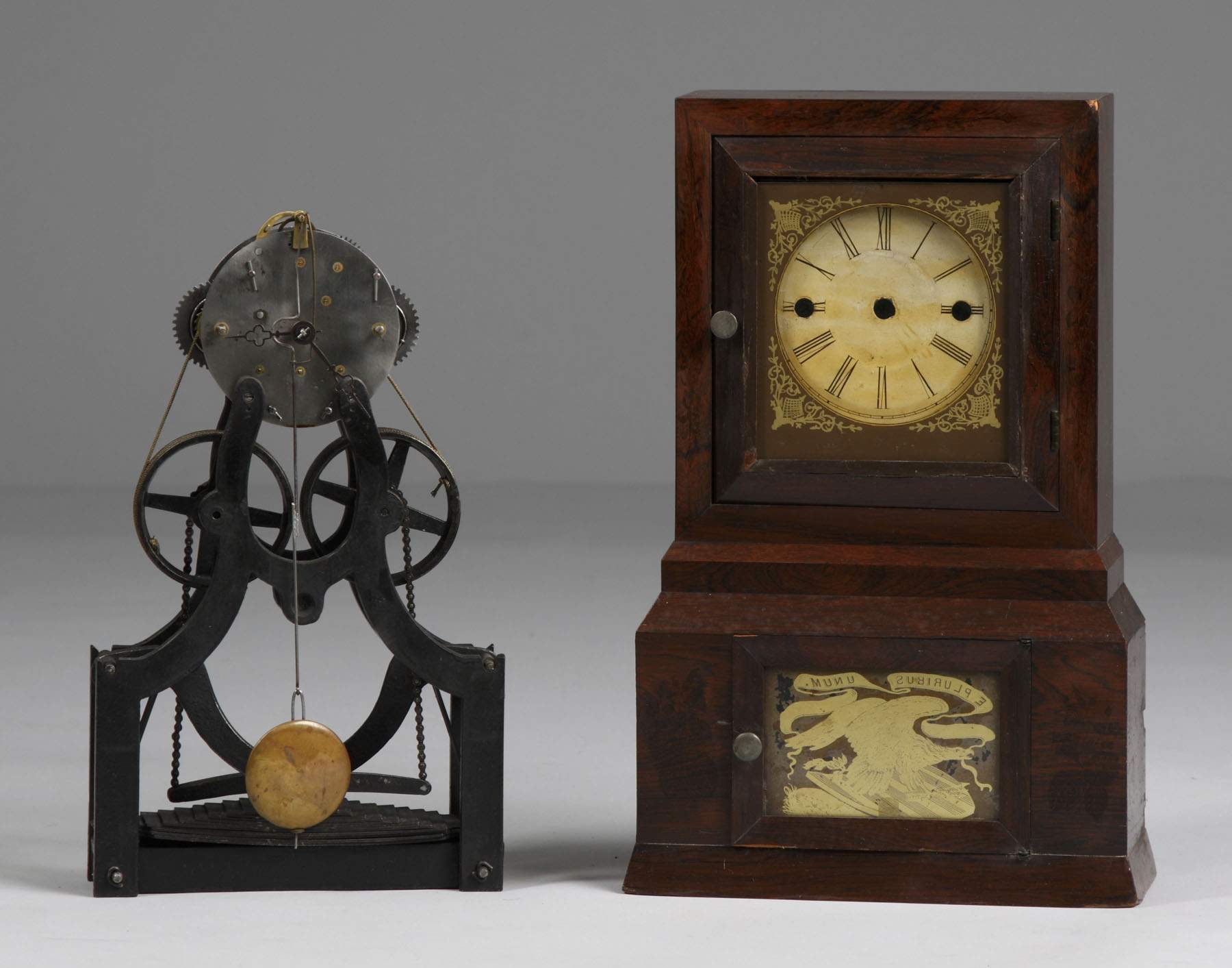 Atkins Wagon Spring Shelf Clock Cottone Auctions