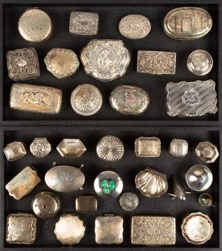 Sterling Silver Boxes, Tiffany & Co., Gorham, etc.