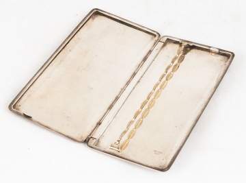 Sterling Silver Cigarette Case