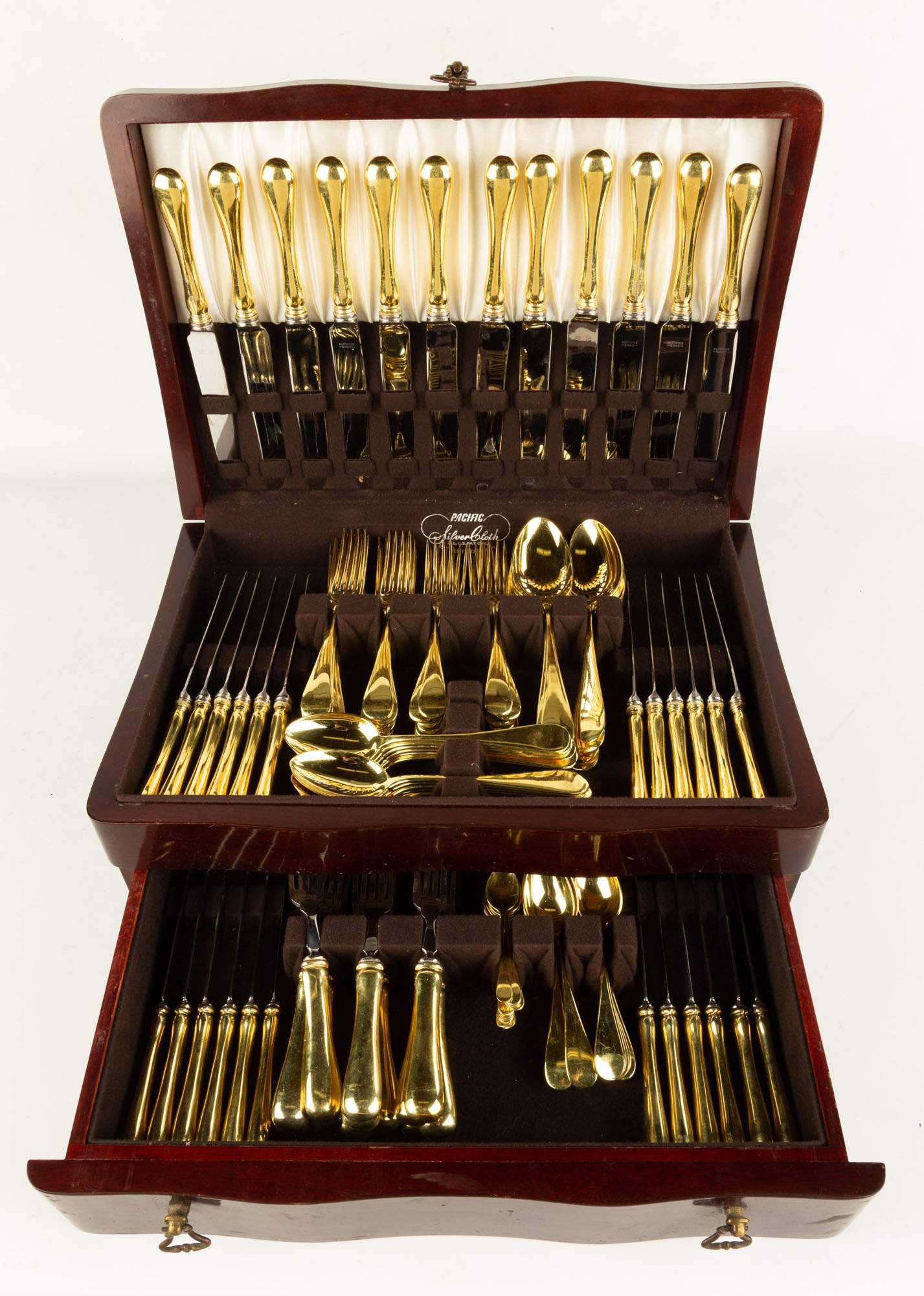 Birks Sterling Silver Gold Plated Flatware Cottone Auctions