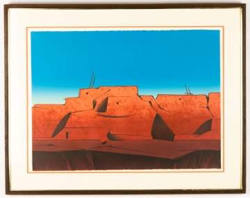 Dan Namingha (Hopi/American, b. 1950) "Telavie"