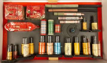 Vintage Salesman Sample Fireworks Board