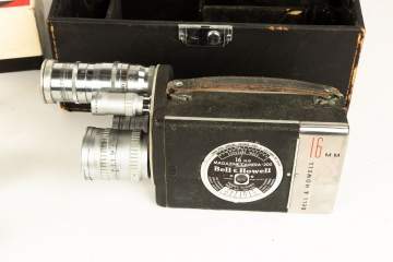 Bell & Howell Filmo 70, Magazine Camera 200 & Bausch & Lomb Telescopes