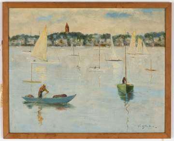George H. Brodhead (American, b. 1860) Sailing Scene