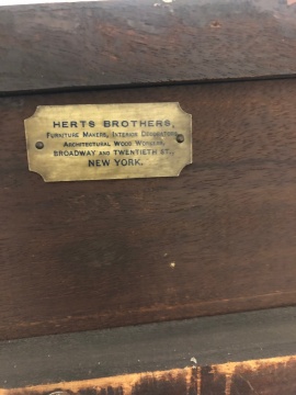 Horner Style Carved Mahogany Cabinet