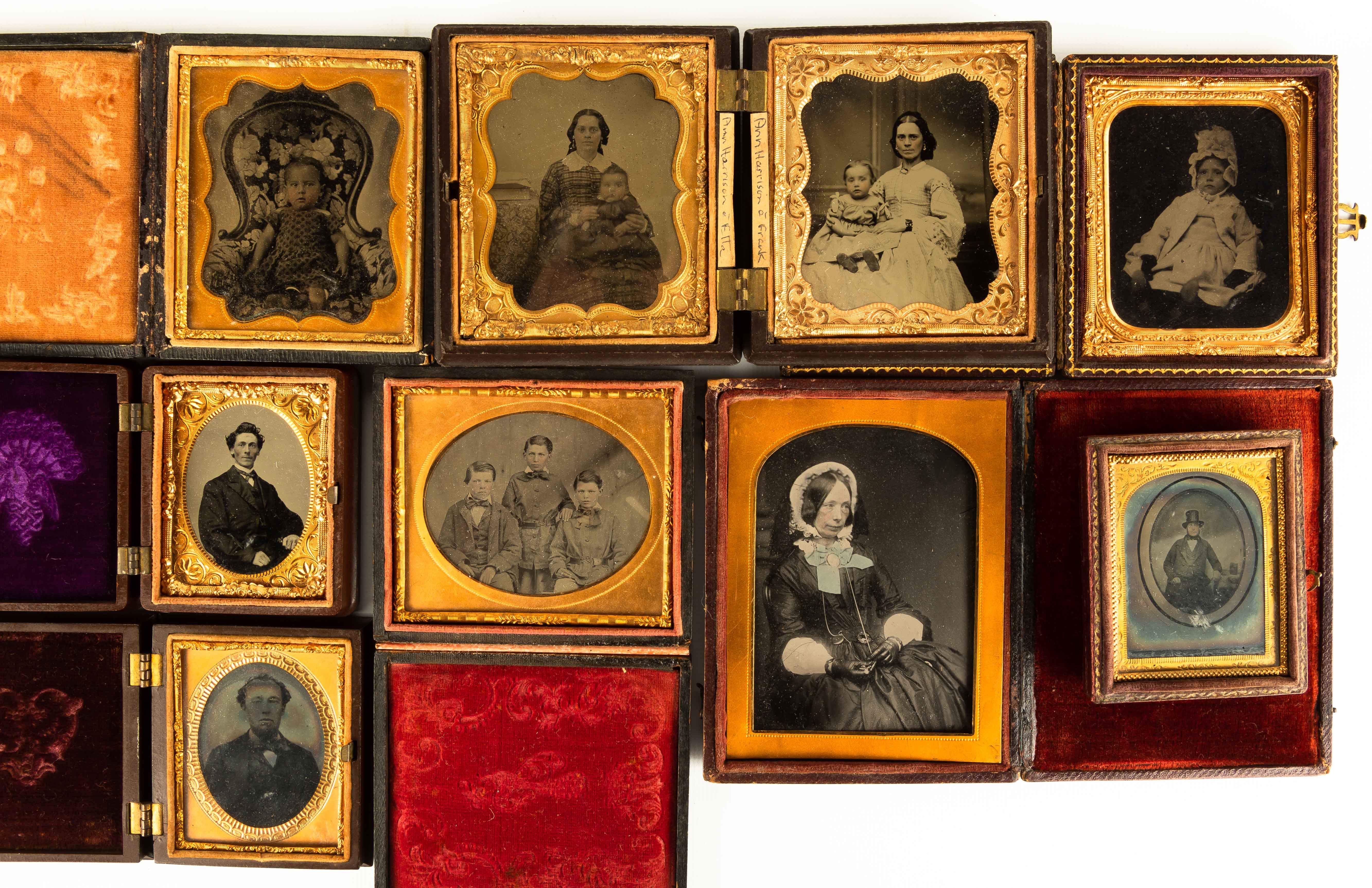Group of Various Tin Types, etc. Cottone Auctions