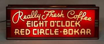 Vintage "Really Fresh Coffee" Light Up Advertising  Sign