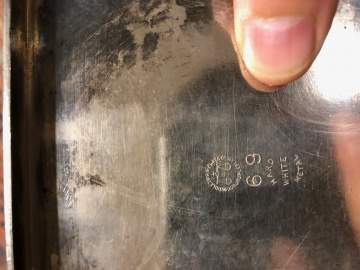 Two Silver Plate Condiment Pieces & Wishing Well