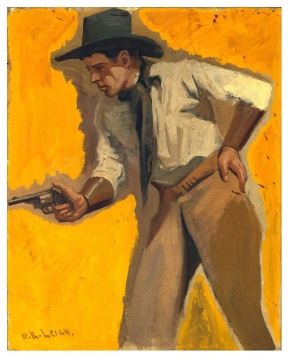 William R. Leigh (American, 1866-1955) Cowboy