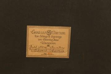 Edward Borein (American, 1872-1945) "Wild Horse Hunters"