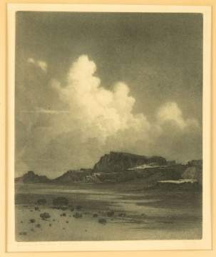 George Elbert Burr (American, 1859–1939) "Evening  Cloud"