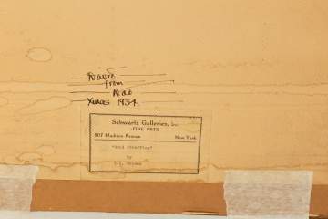 L.C. Holden "Road Strafing" Etching