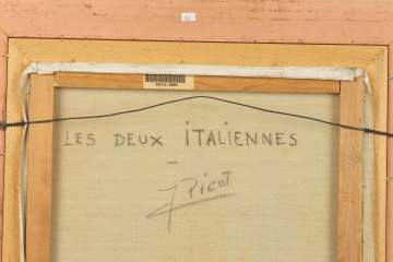 Jean Claude Picot (French, B. 1933) "Les Deux Italiennes"