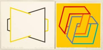 (2) Richard Anuszkiewicz (American, b. 1930) Annual Editions