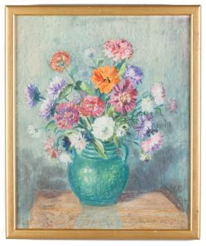 Laura Coombs Hills (American, 1859-1952) Floral Still Life