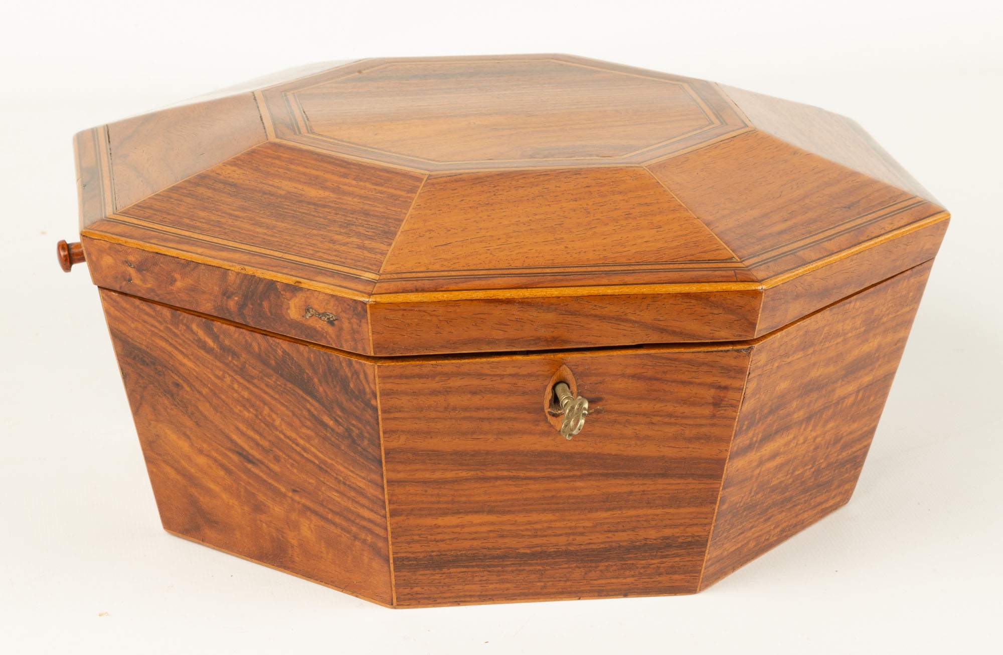 Rosewood Inlaid Sewing Box | Cottone Auctions