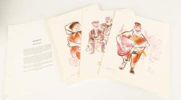 Willliam Gropper (Amercian 1897 - 1977) 24 Artist Proof Portfolio