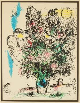 After Marc Chagall (French/Russian, 1887-1985) Lithograph