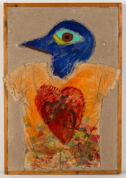 Peter Spinelli (American, b. 1946) "Self portrait"