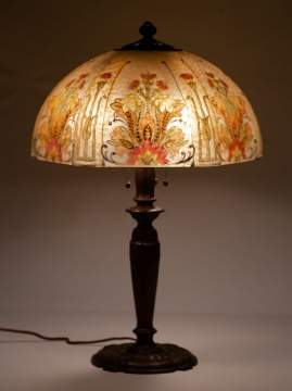 Handel Reverse Painted Table Lamp
