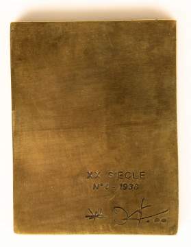 Joan Miro: XXe Siècle No. 4 - Bronze Relief Plaque