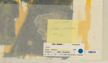 Lester Johnson (American, 1919 - 2010)  'Lower Broadway I'