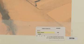 (2) Lester Johnson (American, 1919 - 2010) Street Scenes