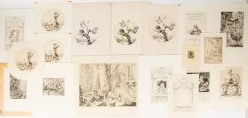(18) Stephen Gooden (British, 1892-1955) Etchings