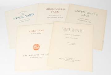 Group of Lithographs & Wood Cuts