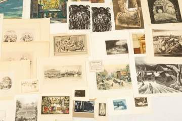 Group of Lithographs, Engravings & Miniature  Pictures