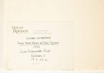 (2) Lothar Osterburg (German, b. 1961) Gum Dichromate Prints