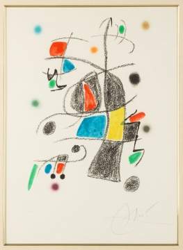 Joan Miró (Spanish, 1893-1983), Lithograph
