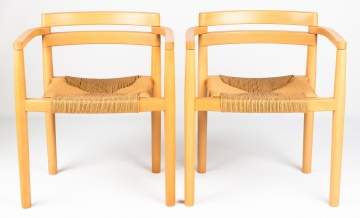 Pair Danish Armchairs By CM-HAARBY