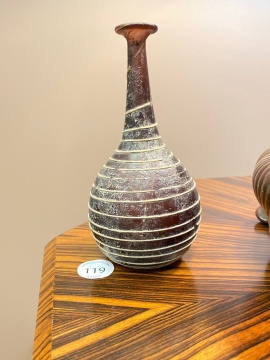 Roman or Byzantine Amethyst Glass Vase