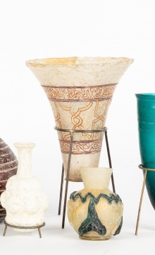 Mamluk Enamelled Glass Beaker