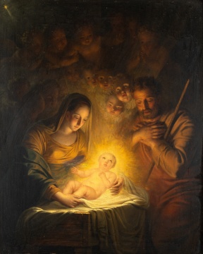 Circle of Anton Raphael Mengs (1728-1779) Nativity Scene