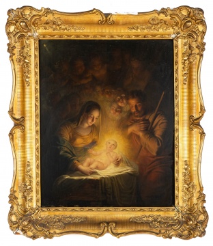 Circle of Anton Raphael Mengs (1728-1779) Nativity Scene