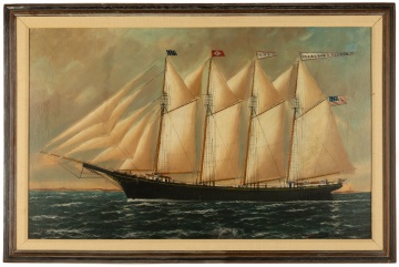 William P. Stubbs (American, 1842-1909) Clipper Ship Venner