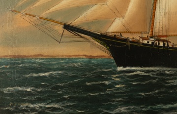William P. Stubbs (American, 1842-1909) Clipper Ship Venner