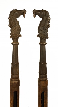 Pair of Horse Hitching Posts