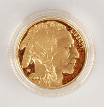 (2) US American Buffalo 2006 One Ounce Gold Proof Coins