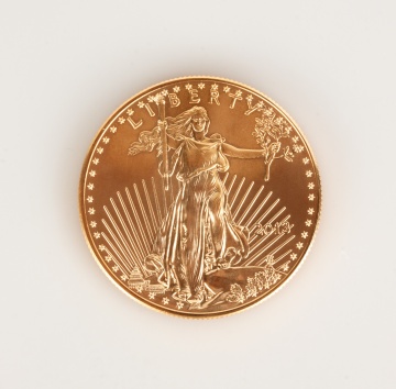 (2) US Liberty 2013 One Ounce Gold Coins