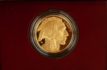 (2) US American Buffalo 2011 One Ounce Gold Proof Coins
