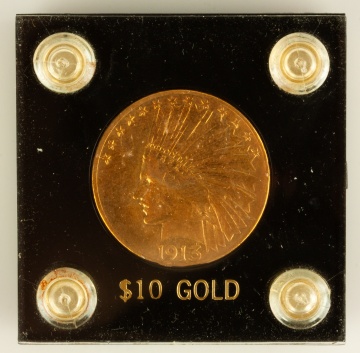 US Indian Head 1913 Gold Coin 
