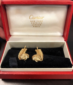 14K Gold Cartier Earrings