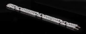 Platinum and Diamond Art Deco Era Bracelet