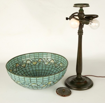 Tiffany Studios, New York, Acorn Table Lamp